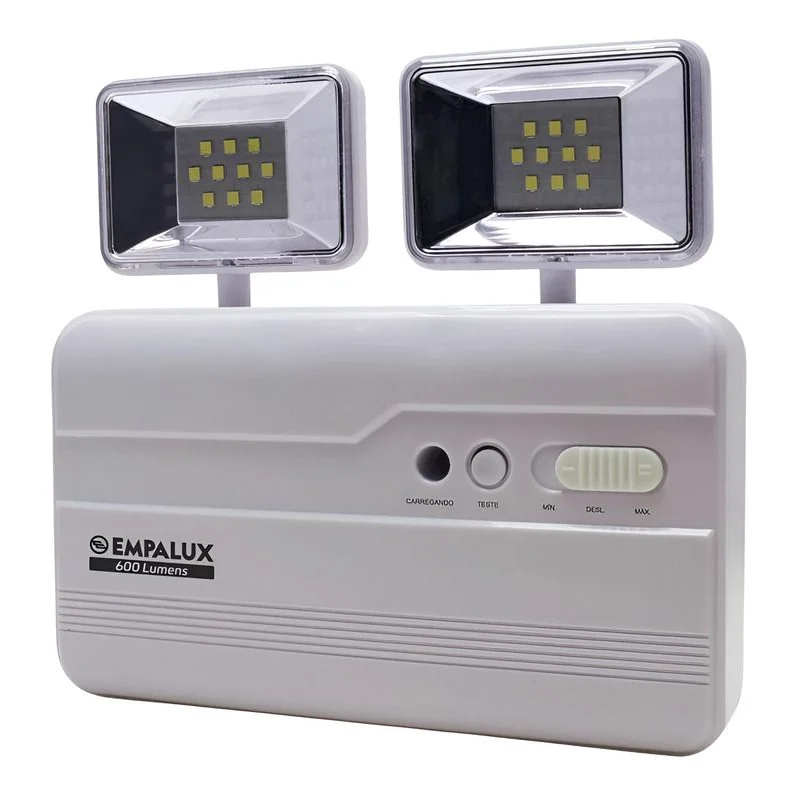 Instalação de iluminação de emergência