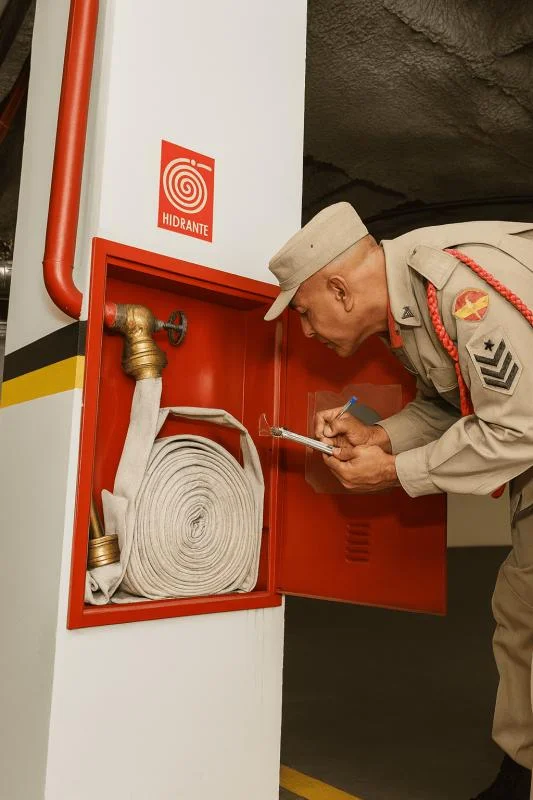 Laudo de hidrantes e mangotinhos